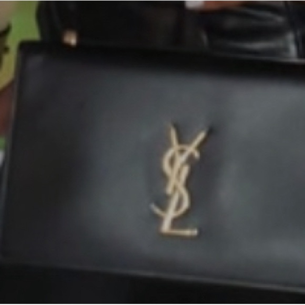 Black ysl cross bag